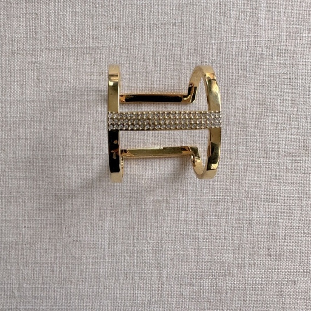 Vince Camuto T Bar Cuff Bracelet CZ.‎